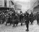 Russia / Poland: Russian troops entering Lvov (Lemberg), World War I, 1914