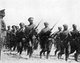 Russia: Russian infantry at bayonet practice, Eastern Front, World War I, c. 1915